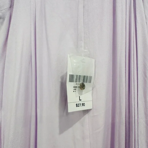 Forever21 Ruffle Lavender Purple Button front maxi Dress - Picture 5 of 5